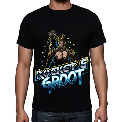 Мъжка тениска ROCKET & GROOT